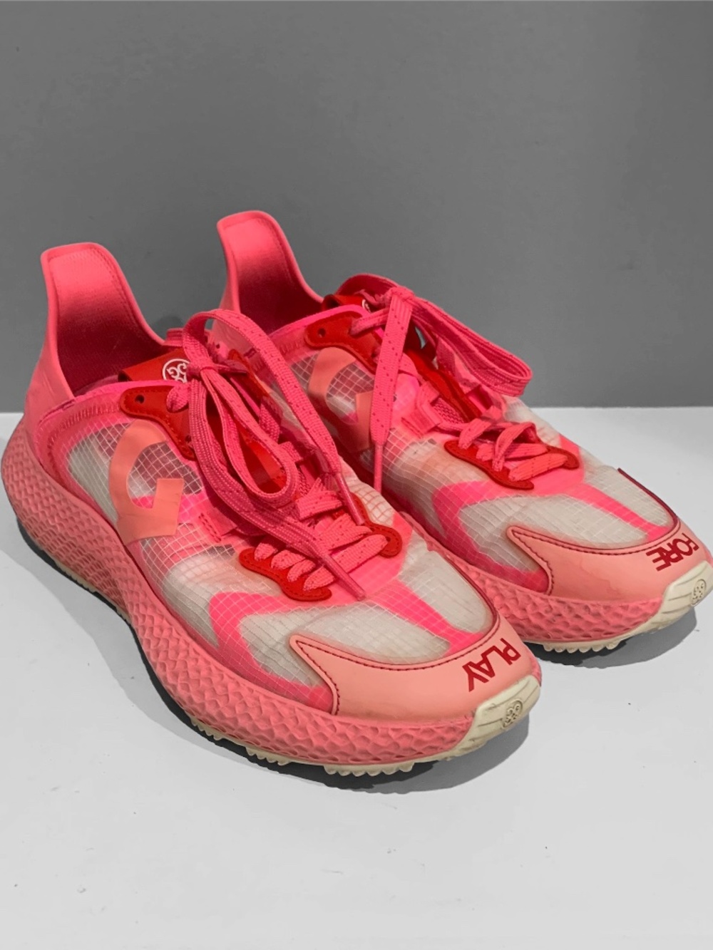 G/Fore Women's MG4x2 Ripstop Hybrid Cross Trainer Spikeless Golf Shoes Pink 9